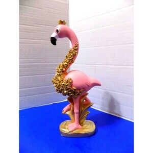 NEW Royal Flamingo Statue Figurine Coastal Florida Queen Flamingo